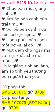 Tải tin nhắn chúc noel đẹp nhất