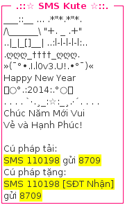 tin nhắn sms năm mới 2014